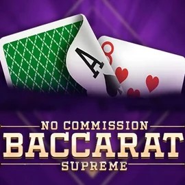 Baccarat Supreme slot logo by OneTouch Games at VipLuck Casino