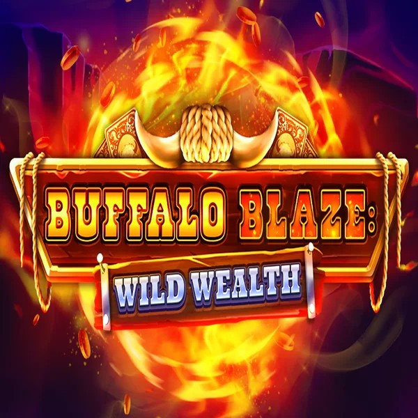 Buffalo Blaze Wild Wealth logo by OctoPlay VipLuck Casino