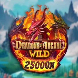 Logo of Dragons of Arcane Wild from Foxium at VipLuck Casino