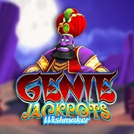Genie Jackpots Wishmaker slot logo by Blueprint Gaming at VipLuck CasinoGenie Jackpots Wishmaker