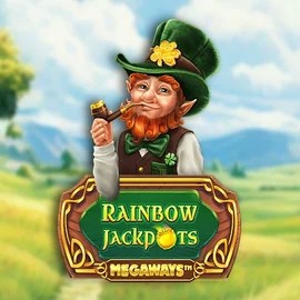 Rainbow Jackpots Megaways logo by Red Tiger Gaming at VipLuck Casino