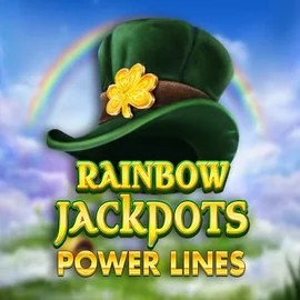 Official Jackpots logo: Rainbow Jackpots Power Lines by Red Tiger Gaming at VipLuck Casino