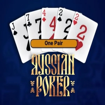 Russian Poker game by OneTouch Games – logo hosted on VipLuck Casino